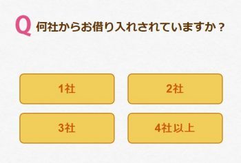 何社からお借り入れされていますか?