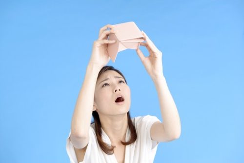 空っぽの財布