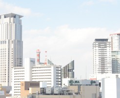 梅田のビル群