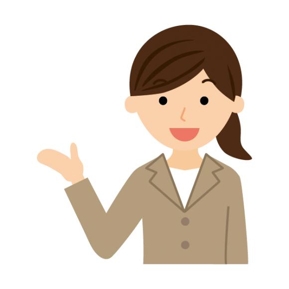 女性アシスタントが案内