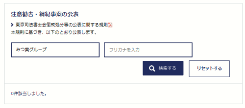 みつ葉グループの懲戒処分2