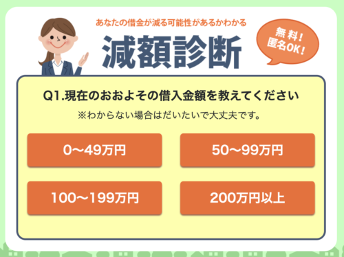 ライズ減額相談１