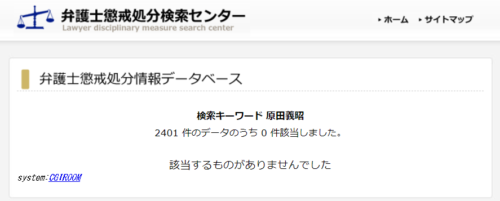 原田義昭の懲戒処分