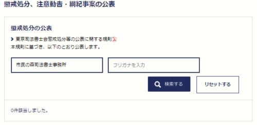 市民の森の懲戒処分2