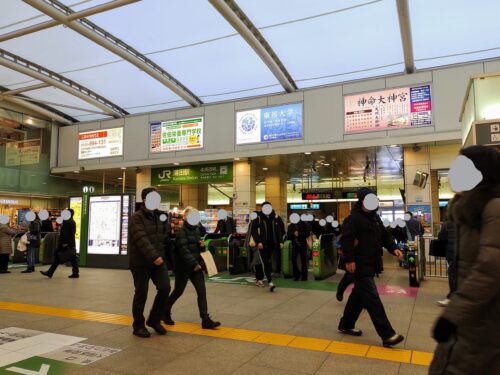 JR蒲田駅改札