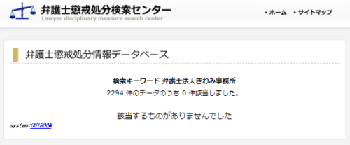 きわみ事務所の懲戒処分